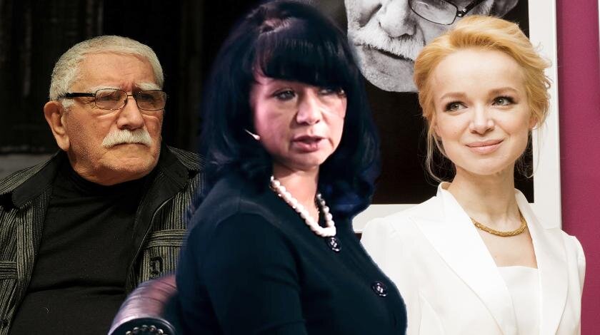 А. Джигарханян, Э.Мазур, В. Цымбалюк-Романовская. Открытые источники