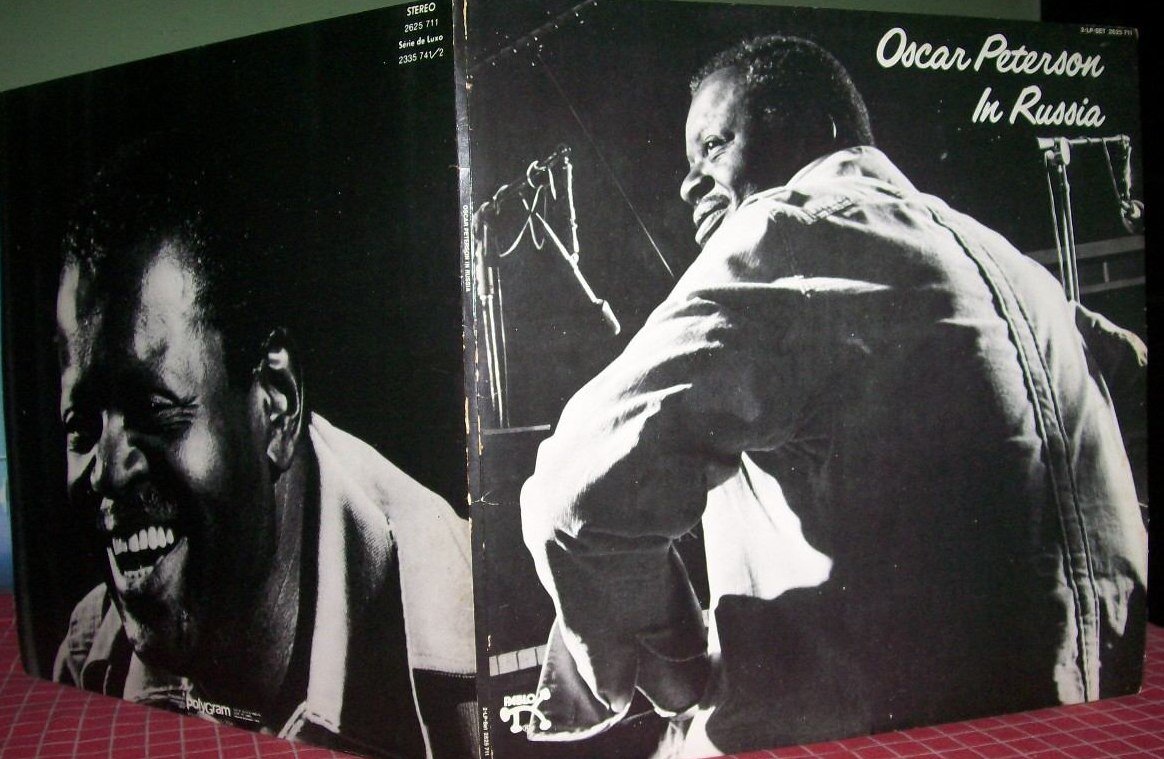 Двойной LP Оскара Питерсона «Oscar Peterson in Russia» (Pablo, 1974)