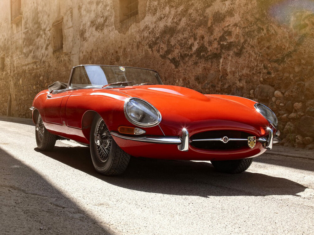 Автомобили Ягуар e Type 1961