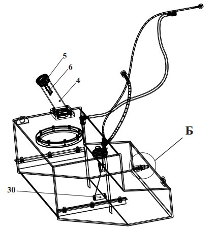 Топливный бак погрузчика Амкодор