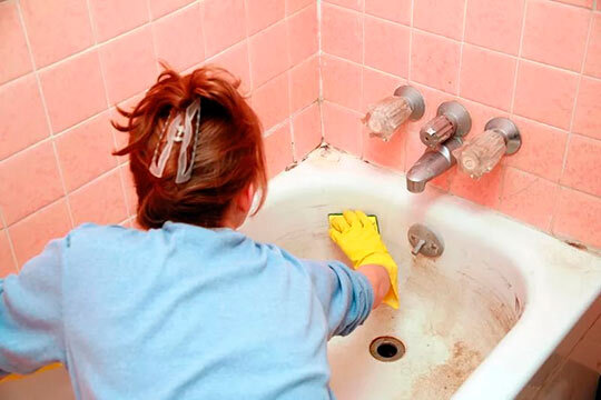 Чем очистить ванну от известкового налета - Статьи на официальным сайте Unilever