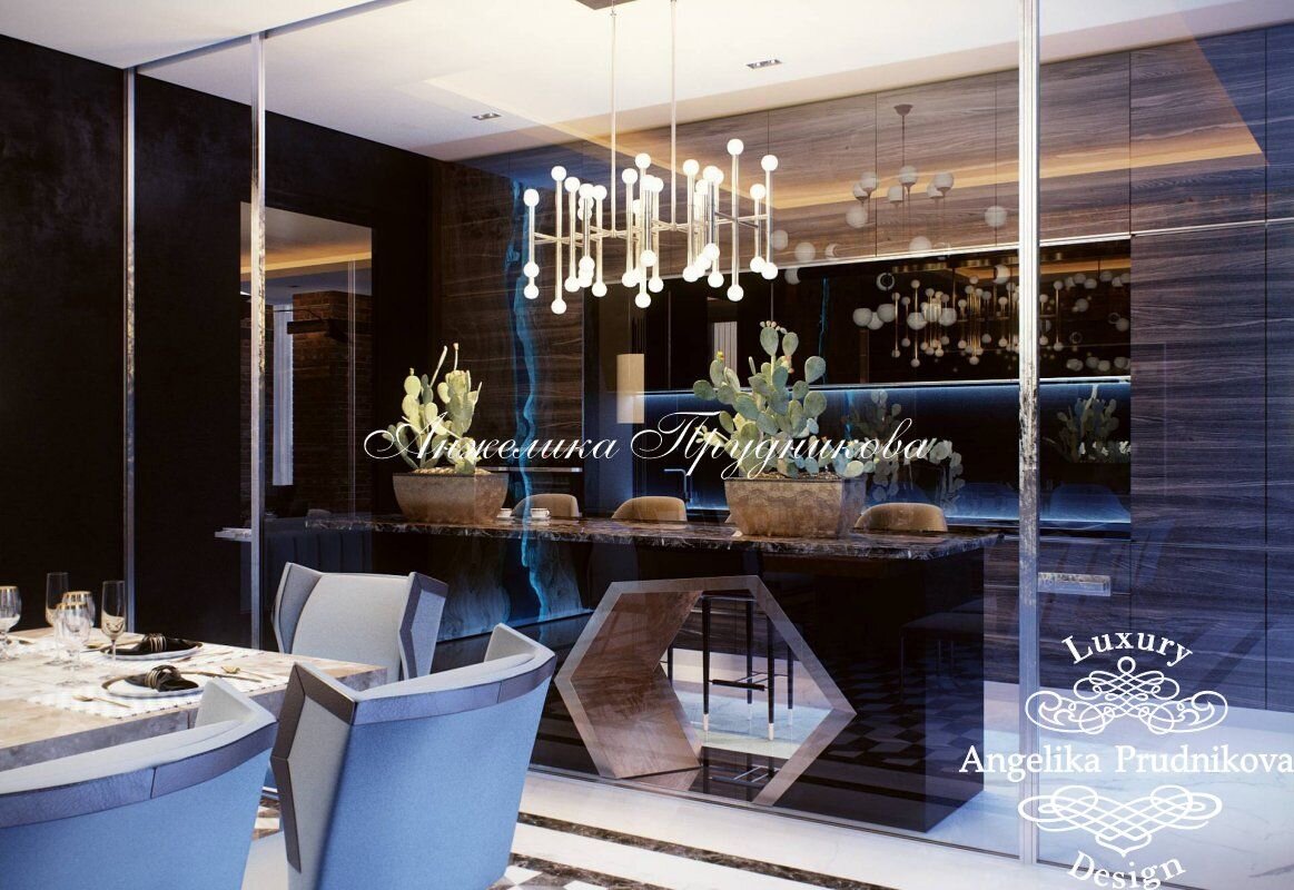 На фото: Дизайн маленькой кухонной зоны в квартире в стиле лофт