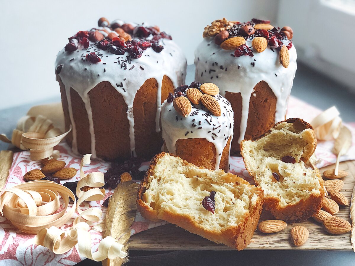 Традиционный пасхальный кулич пошаговый рецепт с фото