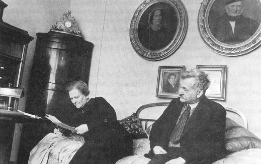 Эмануил Ласкер с женой