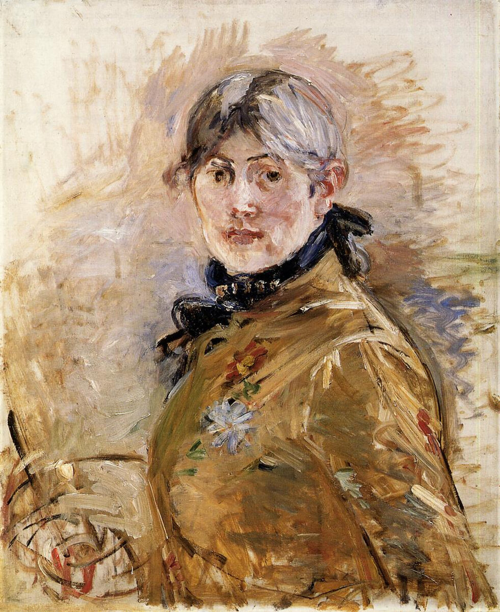 Автопортрет. Берта Моризо, 1885