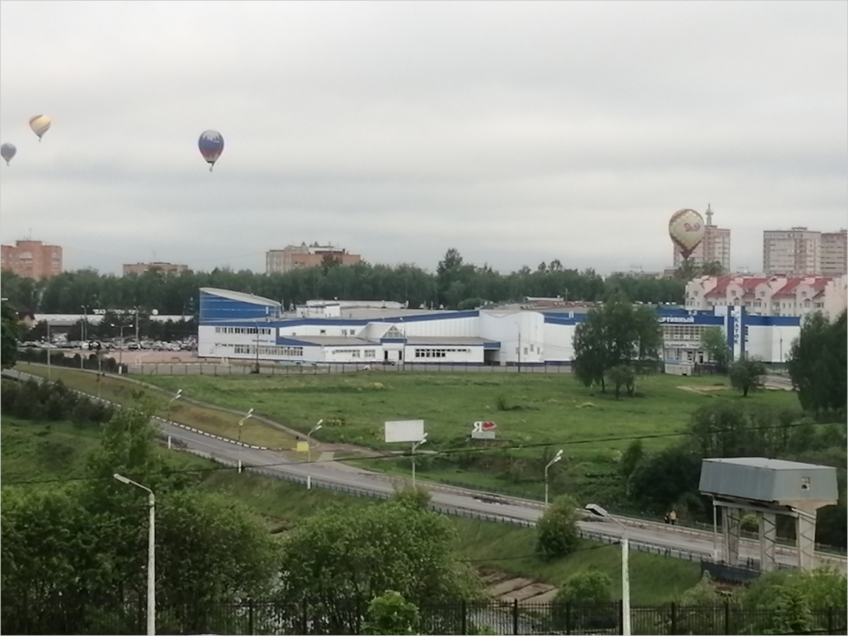 Клин. Больница. Вид из окна. 