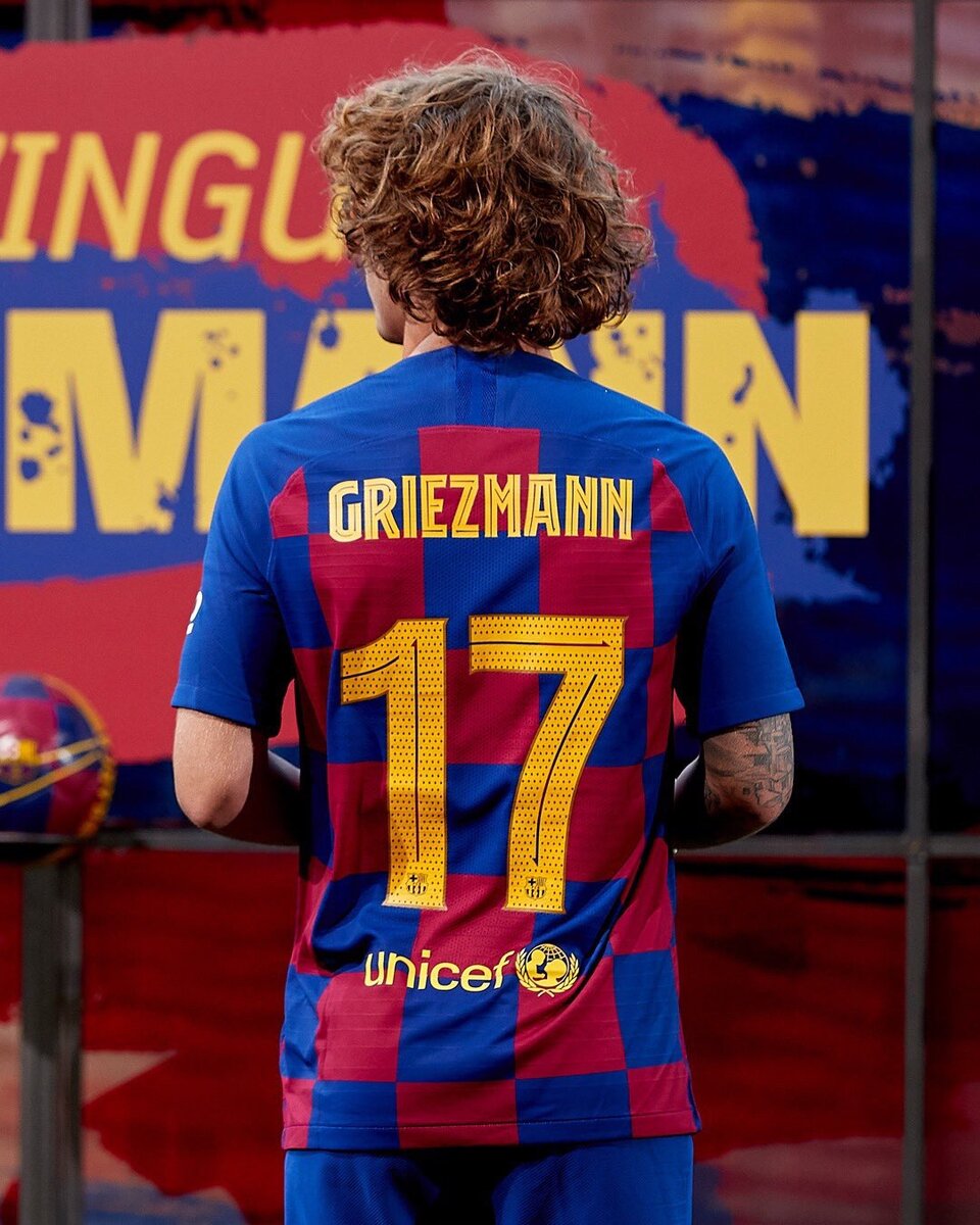 Презентация Антуана Гризманна в качестве игрока "Барселоны"