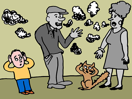 Брань при ребенке