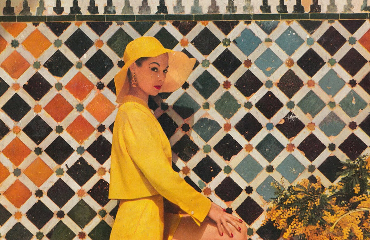 Обложка Harpers Bazaar за Июнь 1953 года, Луиза Даль-Вульф