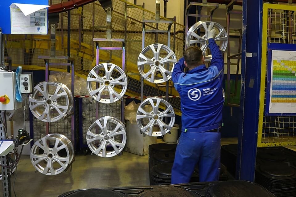 Где в России делают литые алюминиевые диски для легковых автомобилей ...