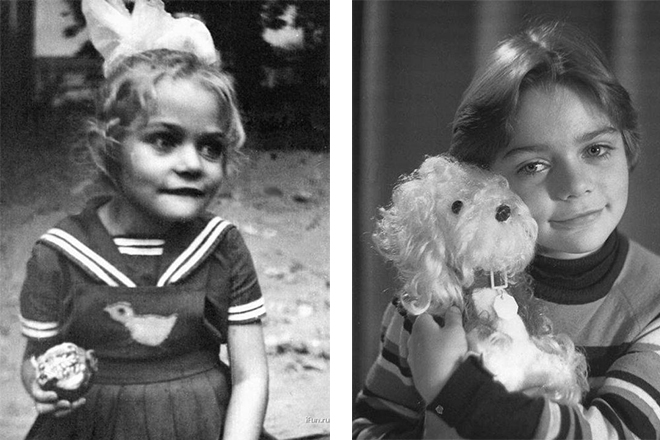 Она в детстве