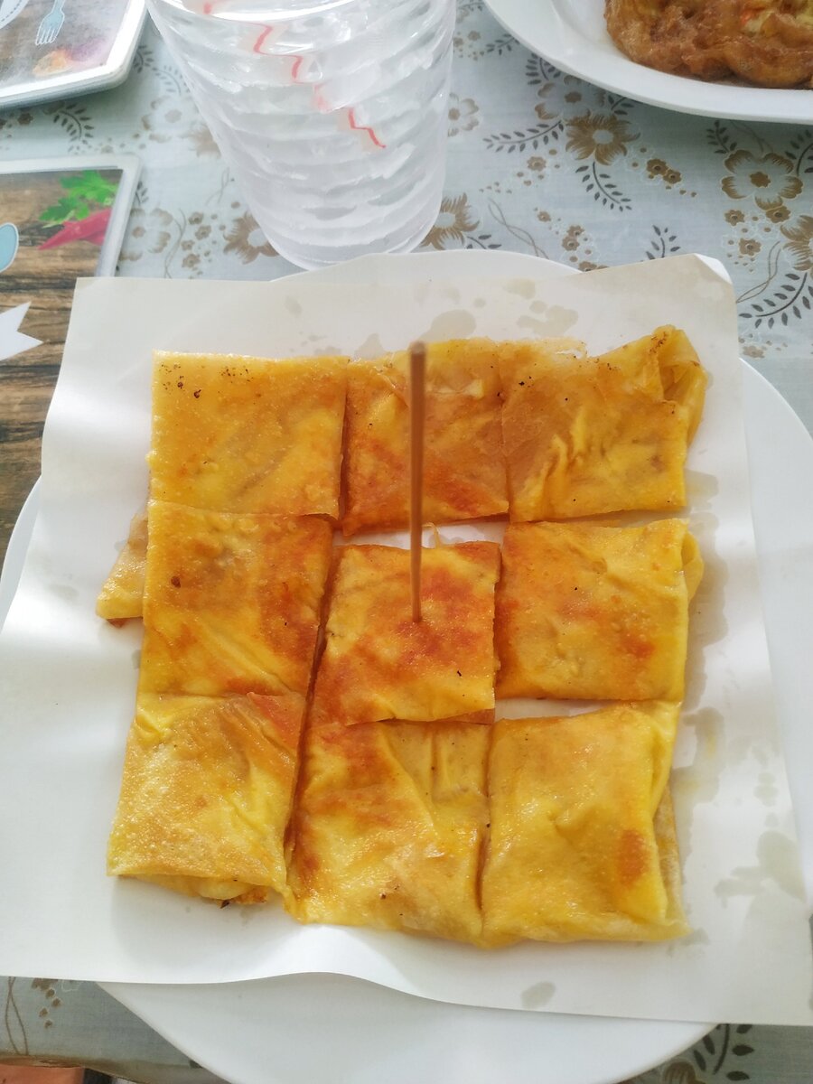 Тайские блинчики роти с бананами