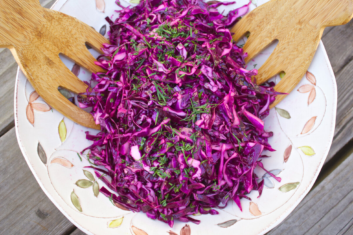 Vegetable Coleslaw Purple