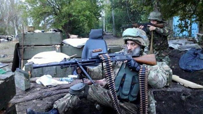 Пулемёт РП46 на Донбассе со стороны Украины