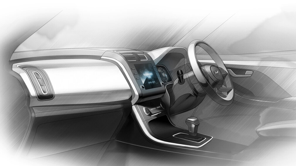 Официальный эскиз нового кроссовера Hyundai Creta