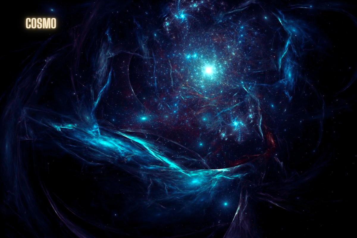 Сгустки темной материи и энергии в представлении художника