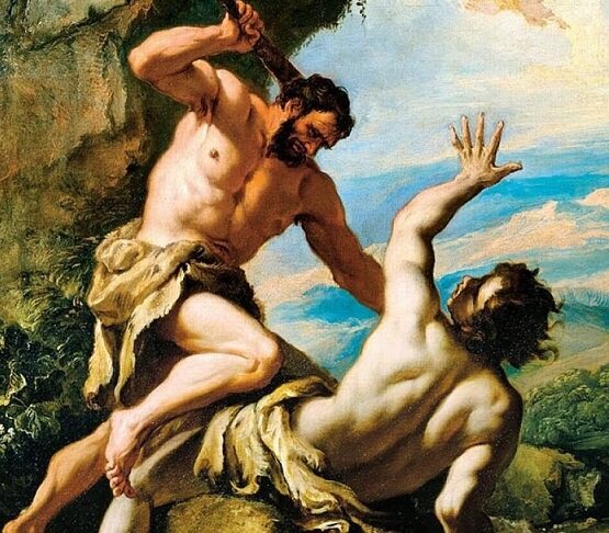 Мирный Авель был пастух, пас овец, а жестокий Каин - земледелец