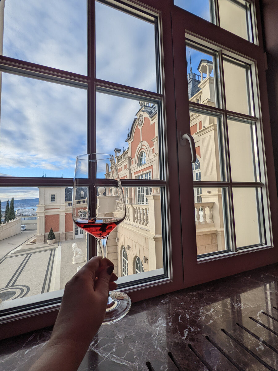 Шато де Талю, вид изнутри