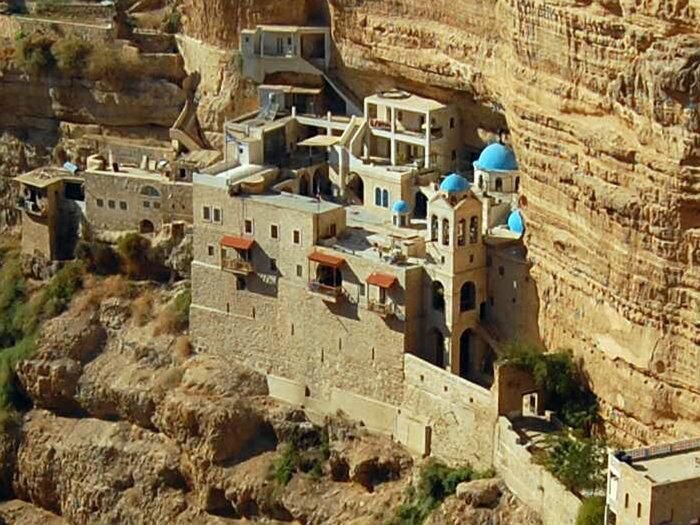 Монастырь Георгия Хозевита в Иудейской пустыне, где молился святой Иоаким о даровании младенца