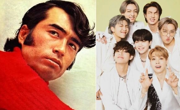 Вновь Киёхико Одзаки и участники популярной современной корейской группы BTS. Фото из открытых источников. 