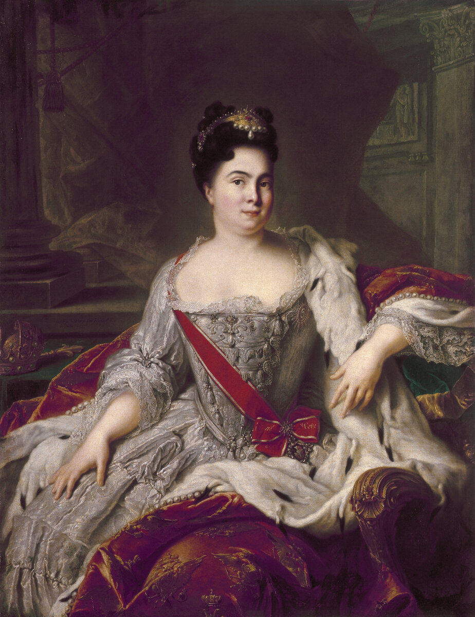 Портрет Екатерины I. Жан-Марк Натье, 1717 г., Санкт-Петербург, Государственный Эрмитаж