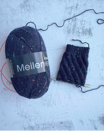 носки с узором из твидовой пряжи laan grossa