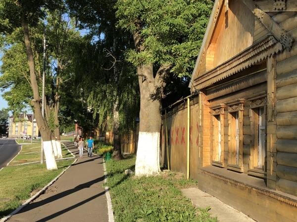 Улица Саранская. Саранск, Мордовия. 2018 г.