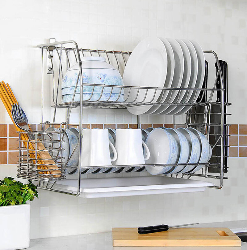 Сушилка для посуды на вайлдберриз. Сушилка для посуды ALIEXPRESS 304 Stainless Steel Kitchen dish Drainer. Dish Rack сушилка для посуды. Сушилка для посуды Stainless Steel dish Rack. Сушилка для посуды dish Rack км 0769c.