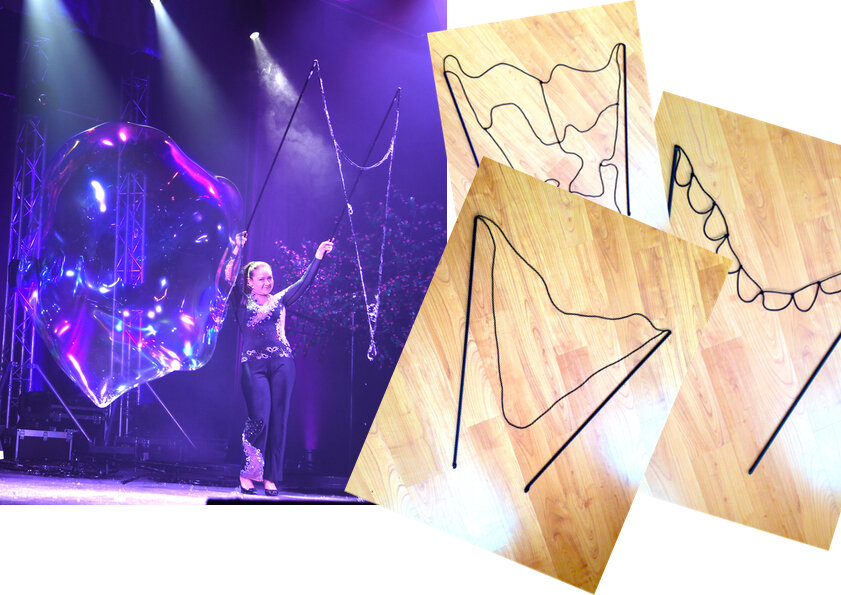 
Так выглядит профессиональный веревочный реквизит Треугольник, Бусы, Сетка