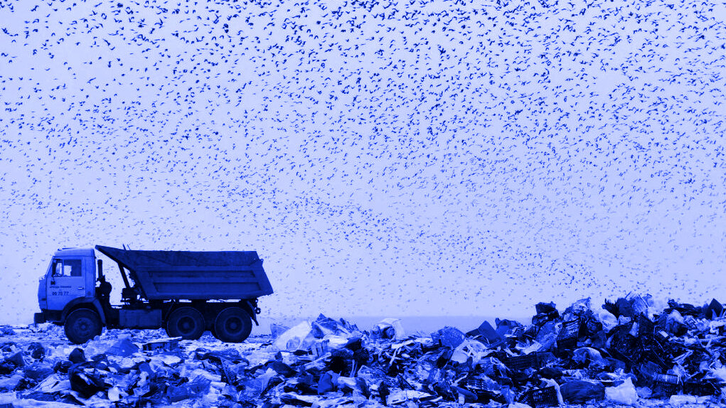 На фото:  полигон ТБО Торбеево в Люберцах