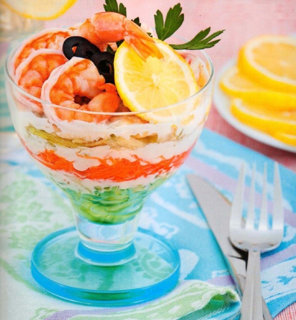 Мороженое с морепродуктами