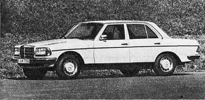 Наш красавец W123 четыре десятилетия назад