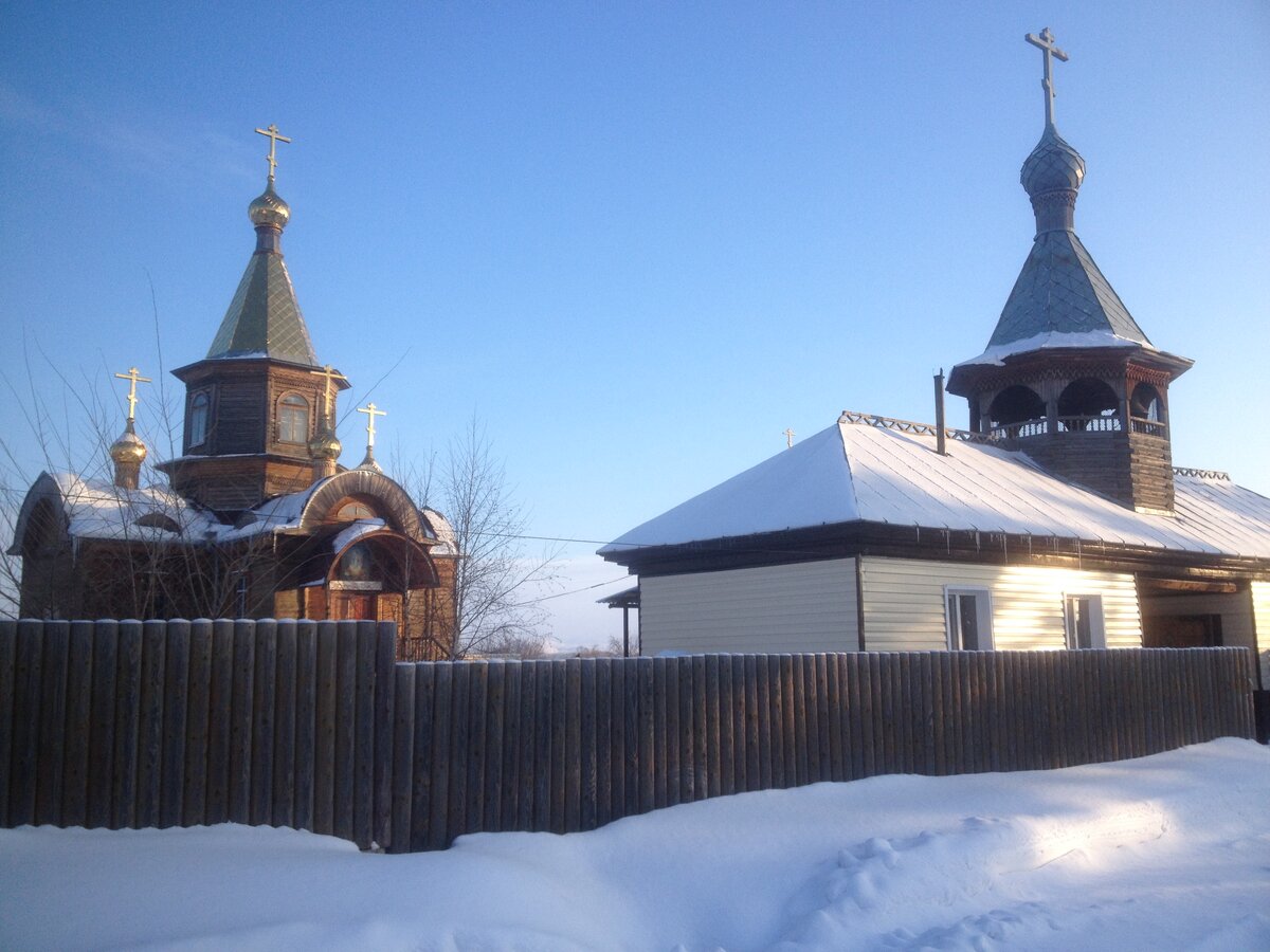 На фото: Церковь на Востоке Казахстана.