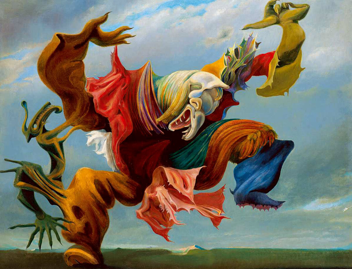 Макс Эрнст - Ангел Очага, 1937г