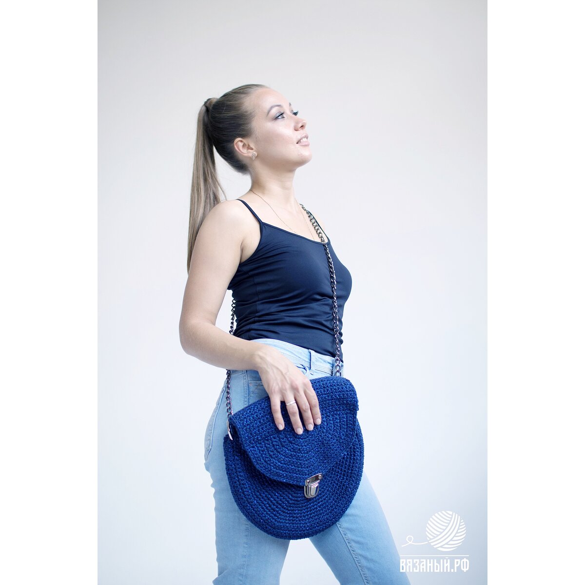 Вязаная сумка крючком