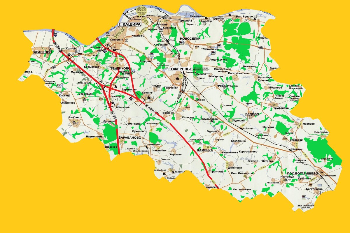 Кашира на карте московской. Карта Каширского района Московской области. Каширский район (Московская область). Кашира на карте. Кашира на карте Московской области.