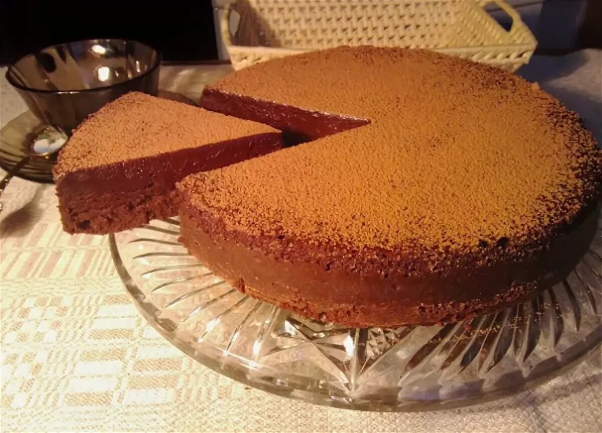 Нежный шоколадный десерт