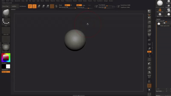 Это начальный этап создания модели персонажа