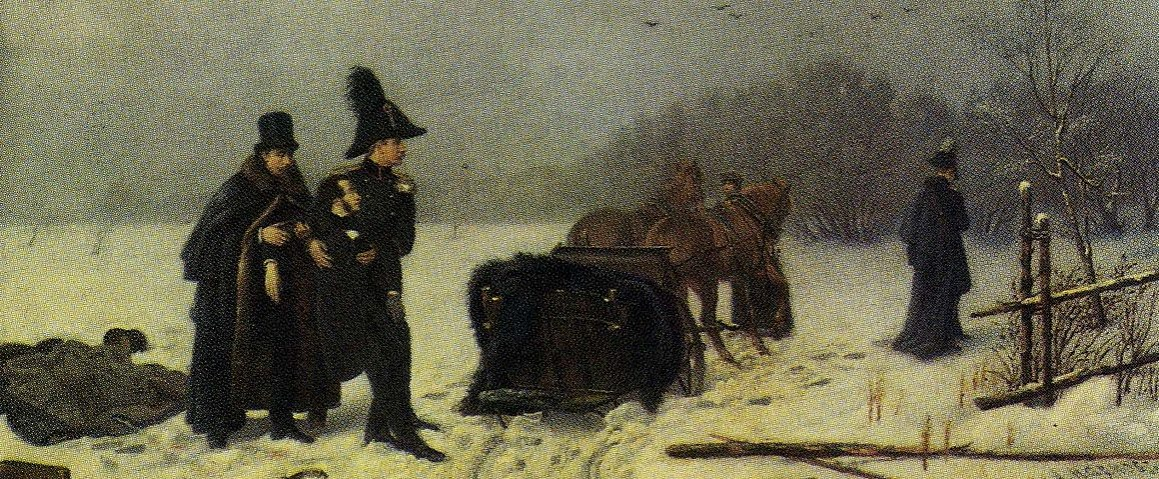 Картина дуэль пушкина с дантесом
