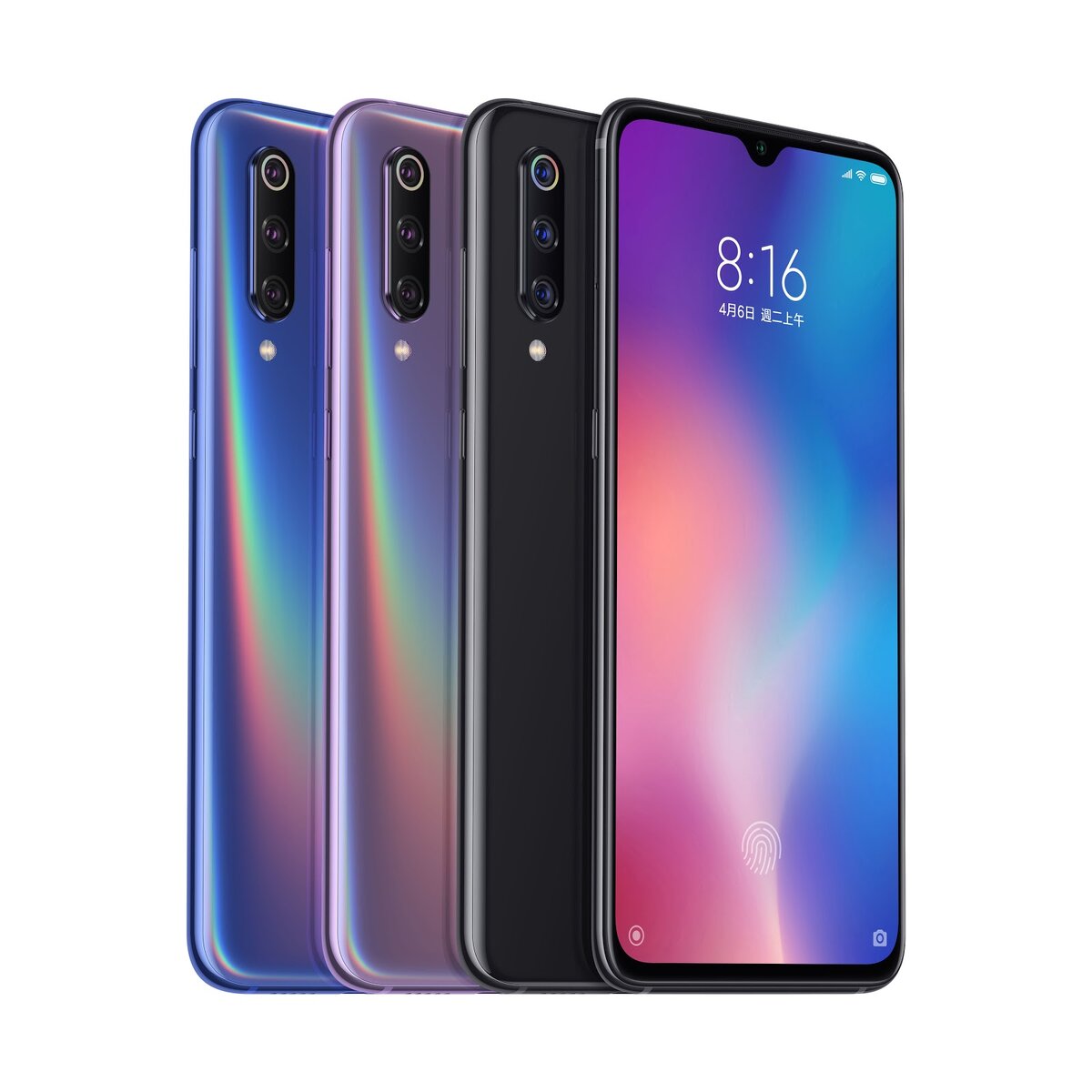 Цветовая палитра Xiaomi Mi 9