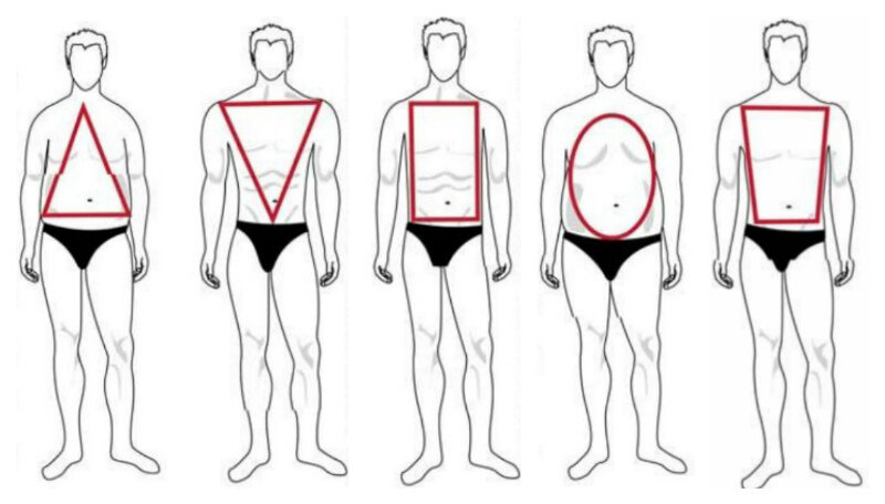 4 типа мужской фигуры - характеристика, фото-примеры, советы по подбору одежды