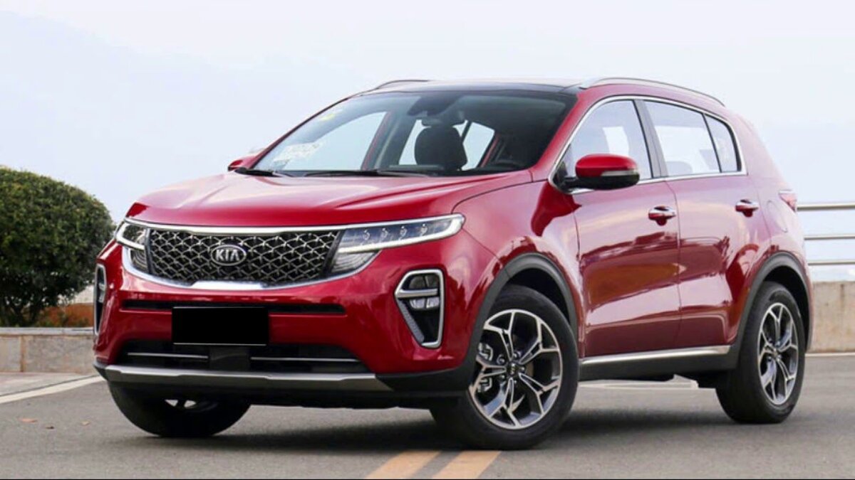 KIA Sportage 2020 с новой фирменной "физиономией" бренда.