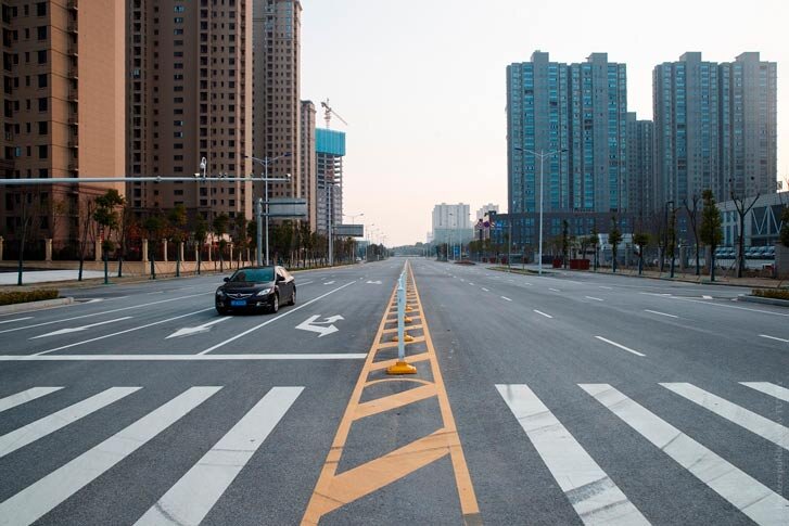 Движение на автомобиле в период карантина