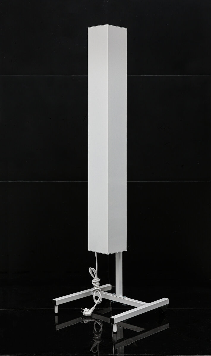 Рециркулятор на передвижной стойке в закрытом корпусе "Аргус-БО" с Регистрационным удостоверением Росздравнадзора.