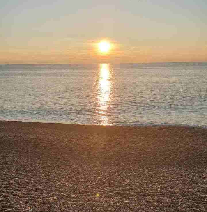 Закат в Адлере