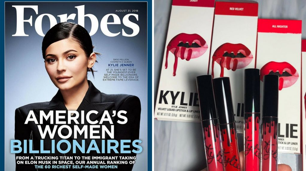 Кайли Дженнер была недавно лишена своего титула миллиардера, после того как Forbes обвинил ее в завышении цифр. 