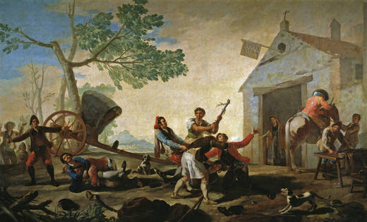 Гойя "Ссора в Вента Нуэва"