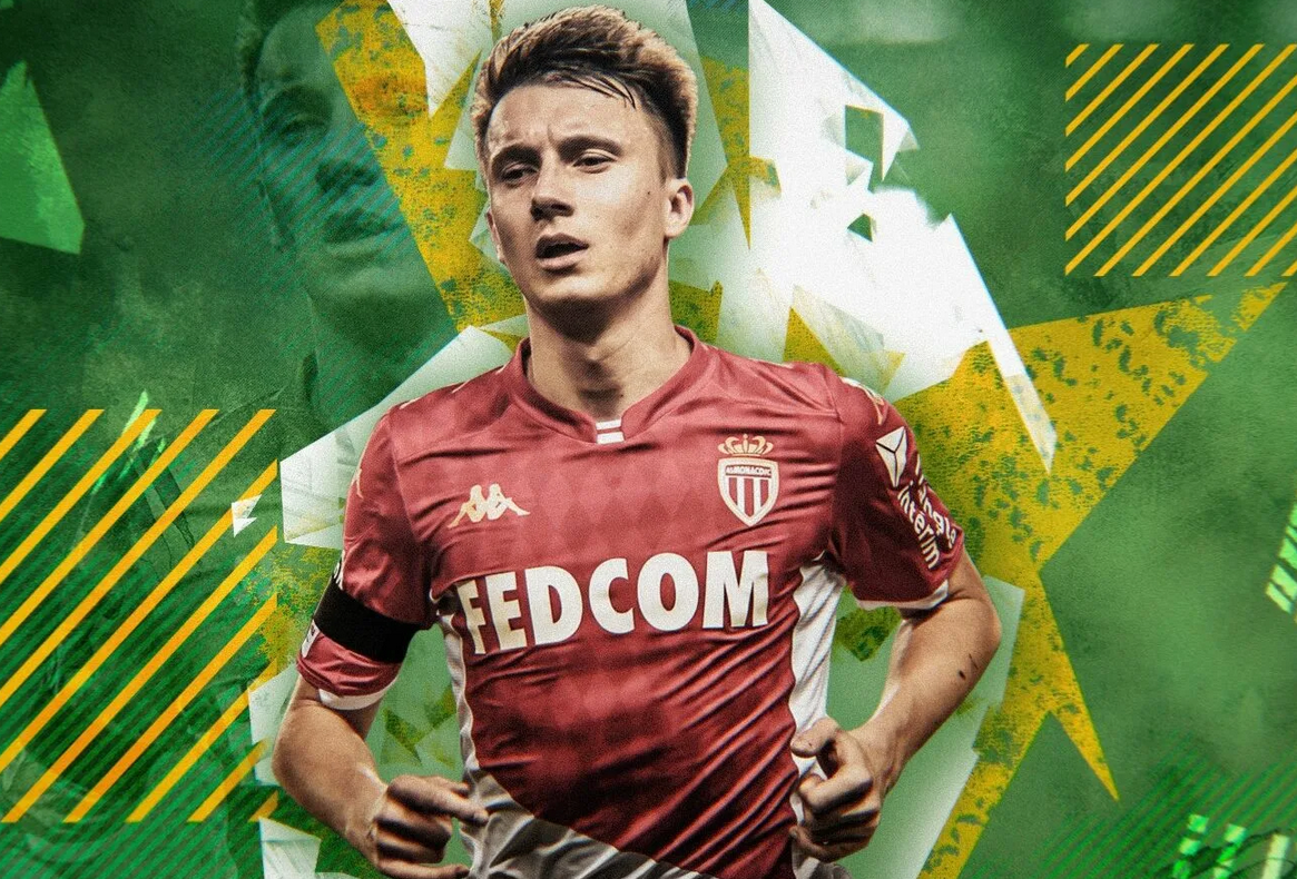 Art фото Александра Головина в футболке Монако