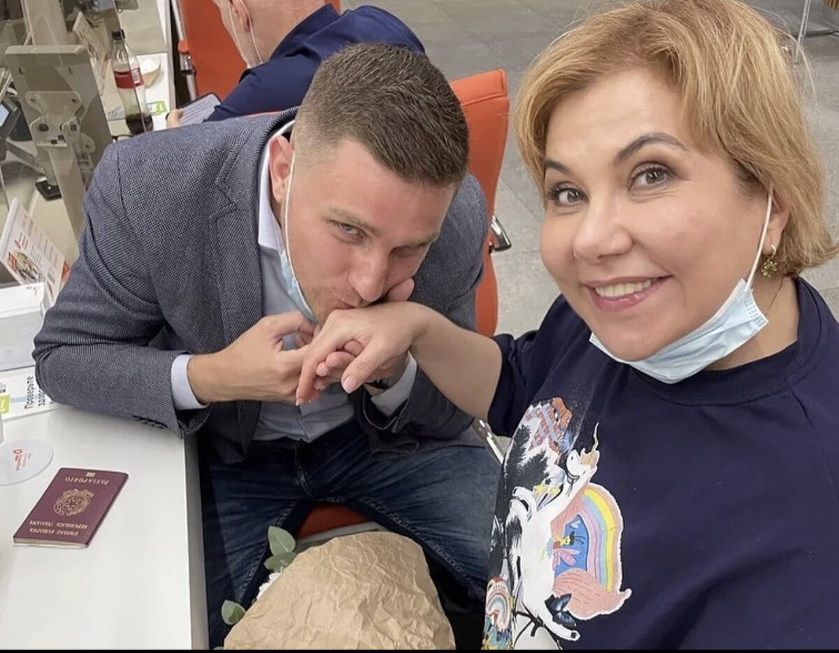 Федункина и ее супруг 