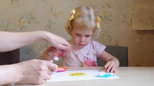 Аппликации и поделки из бумаги для детей 2-3 лет